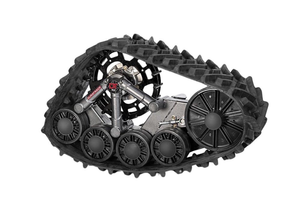 Duratracks UTV Track System is the only Commercial, Industrial and Military grade tracking system available.