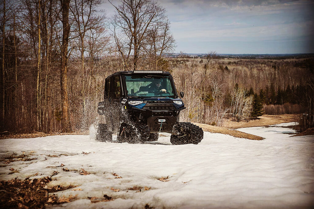 Untouchable features of the Duratracks RANGER, BOBCAT and Gravely track systems.