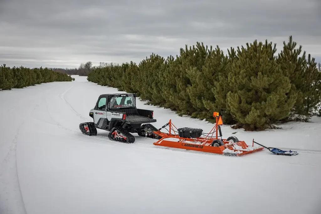 Trail Grooming Track System for Polaris UTV