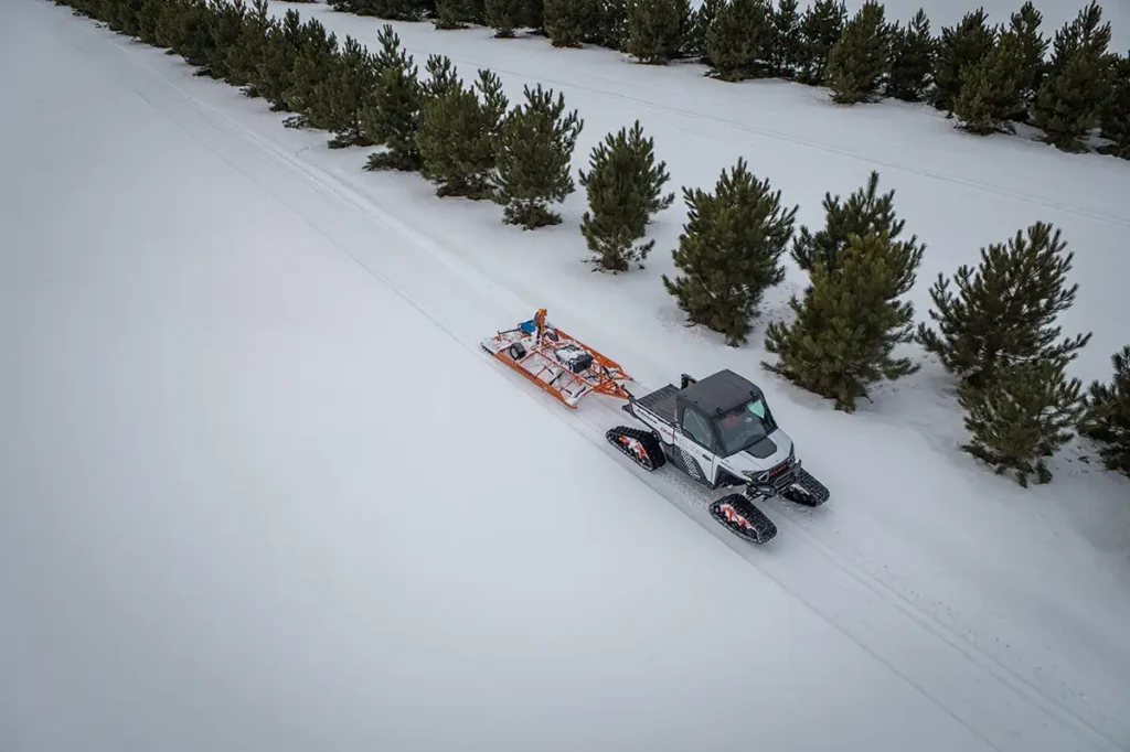 Trail Grooming Track System for Polaris UTV