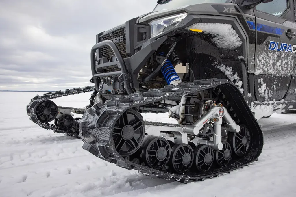 Amazing new high-angle front pod of the G$ DURATRACKS UTV track system