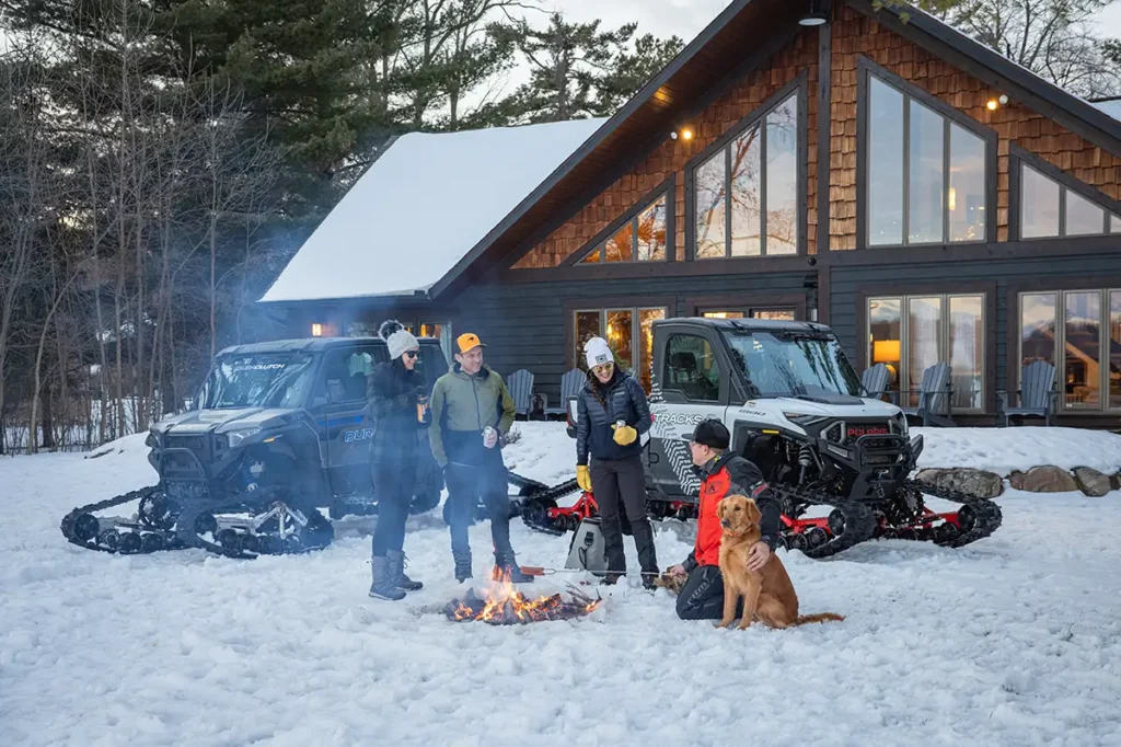 Friends at the Cabin with DURATRACKS